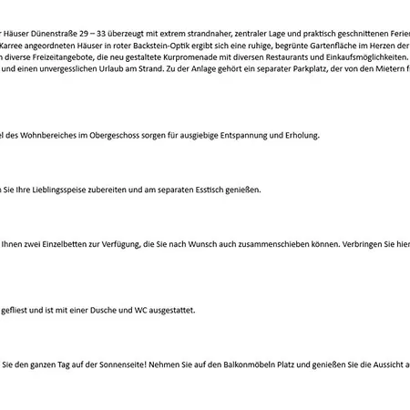 Apartamento Duenenstrasse 33b, Og Rechts Wenningstedt-Braderup